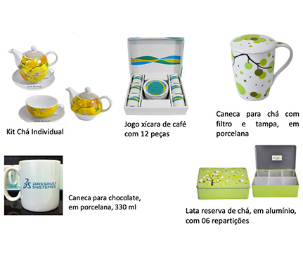 kit bebidas + manancial comércio de brindes